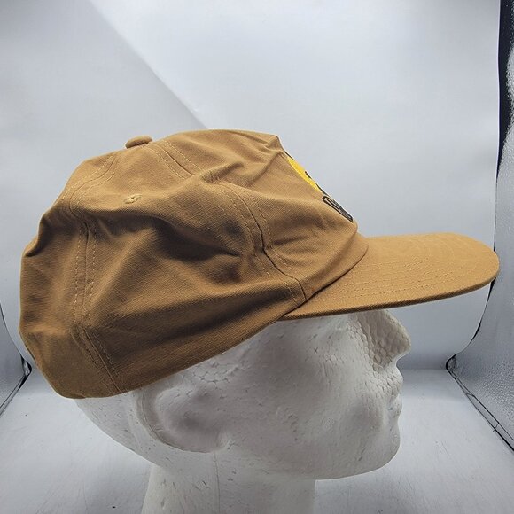 Roark Mens Brown Messenger 5 Panel Snapback Hat Outdoors Casual Camping Summer - Picture 4 of 9